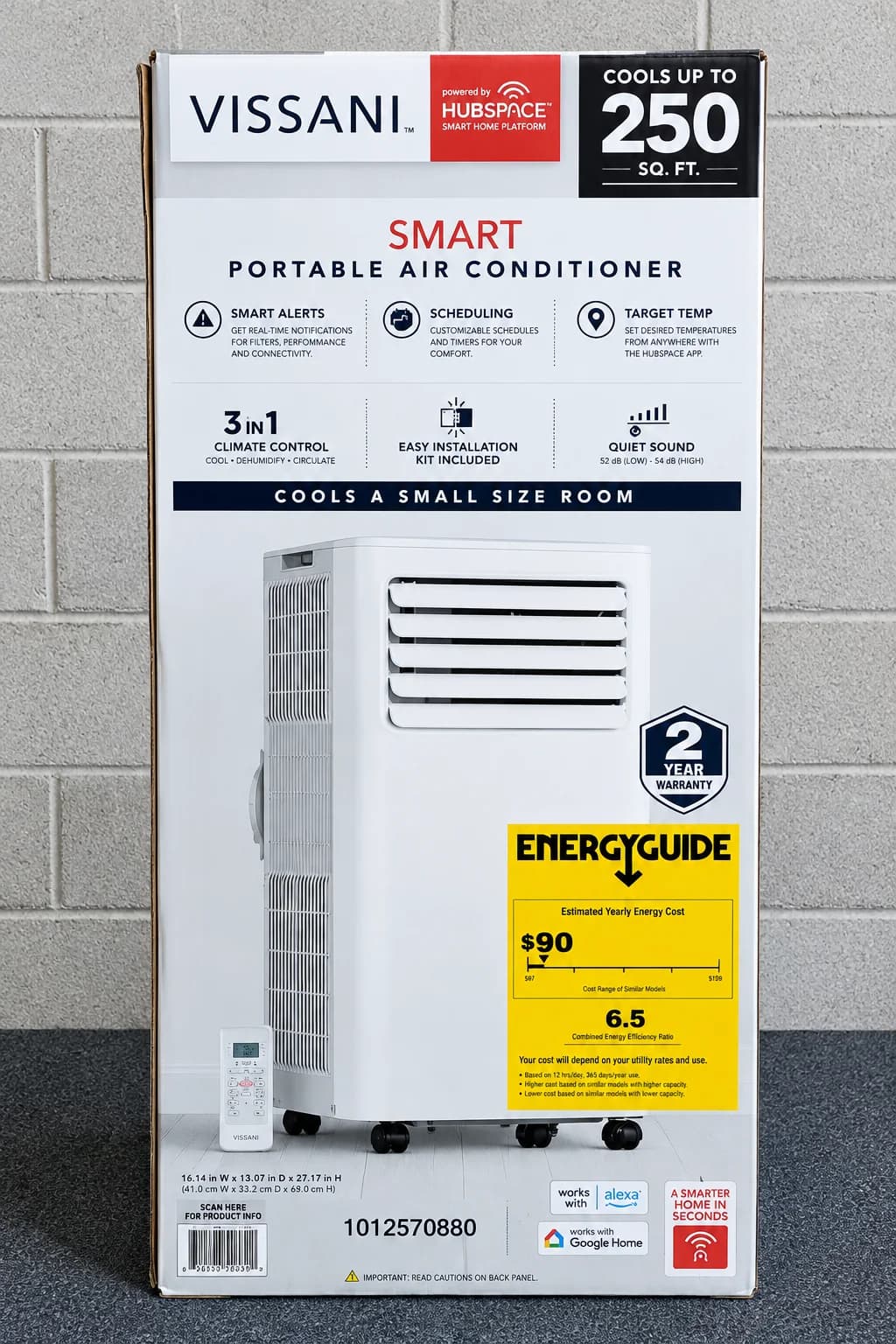 Vissani Portable Air Conditioner 6000 BTU