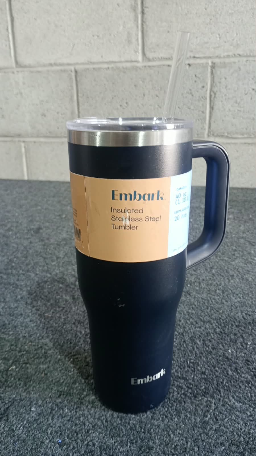 EmBark Insulated Tumbler -Black