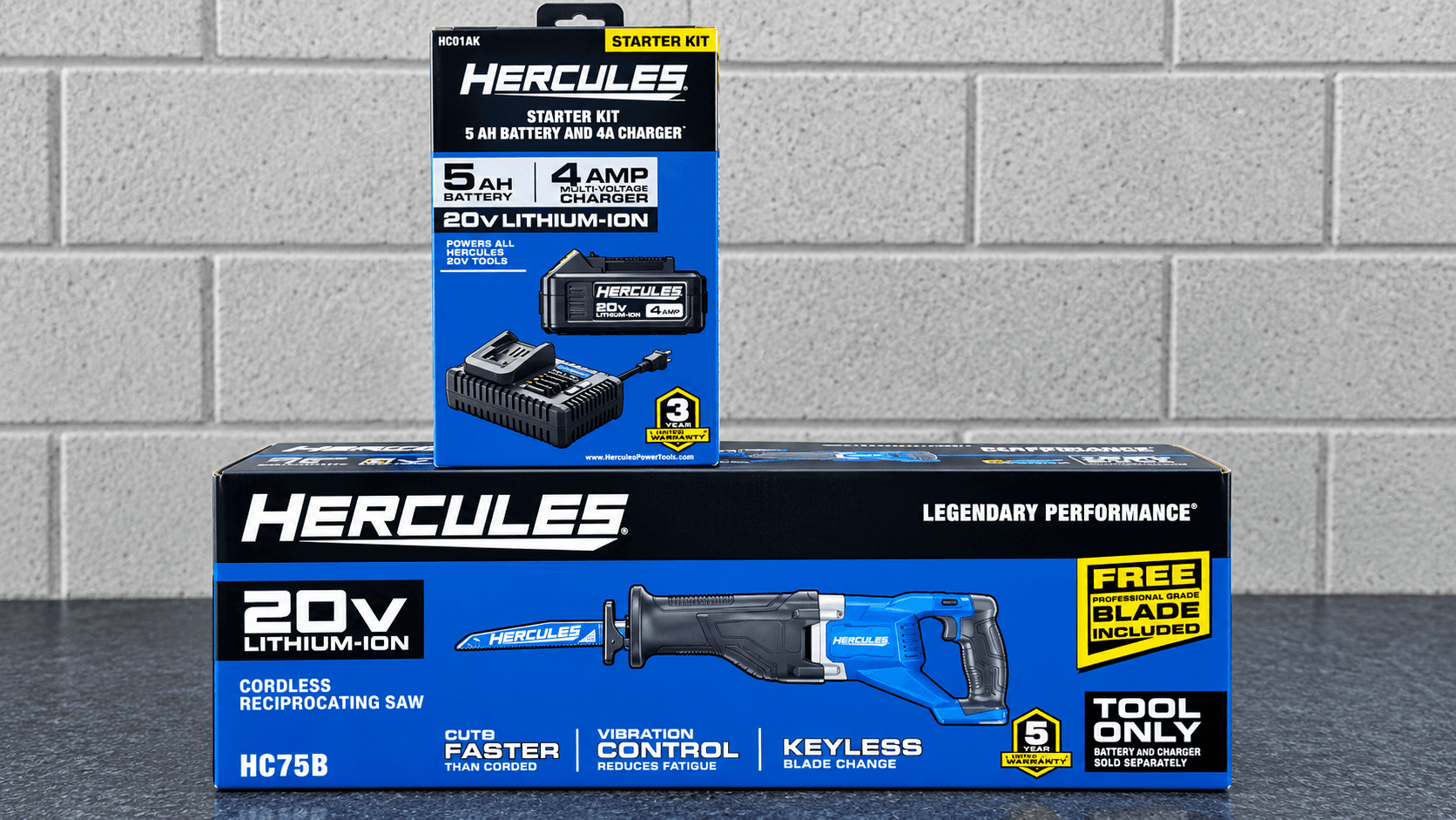 Hercules Cordless Sawmill with batter pack and charger