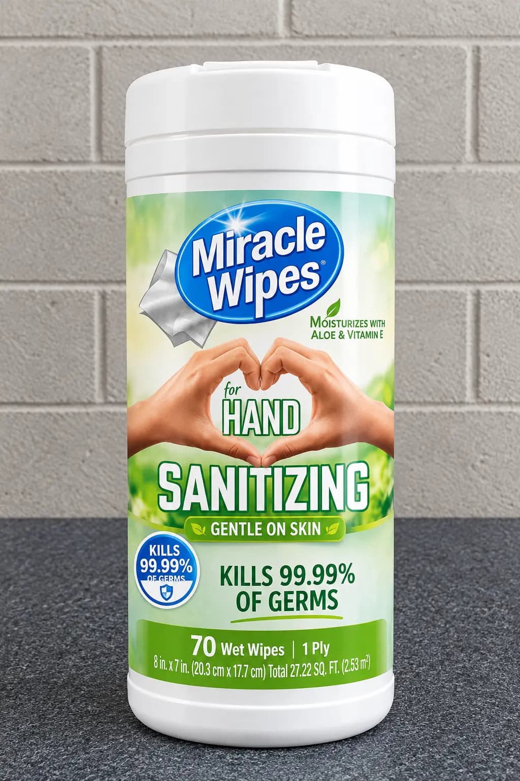 Toallitas higienizantes para manos Miracle Wipes
