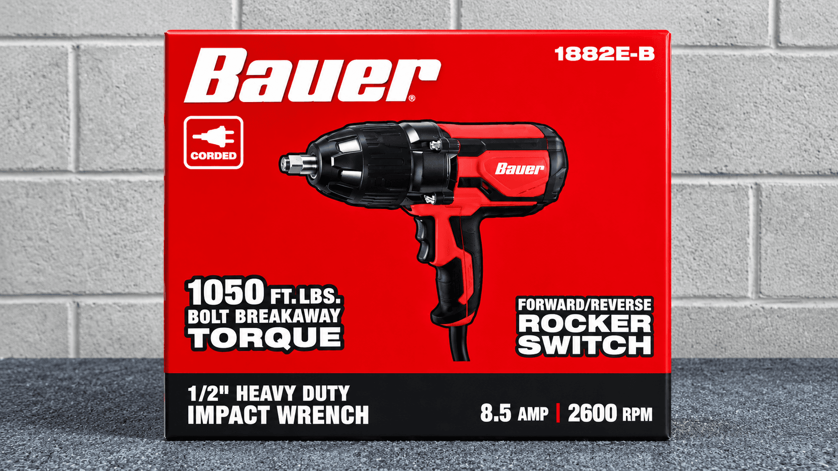 Bauer 1/2” Heavy Duty Impact Wrench