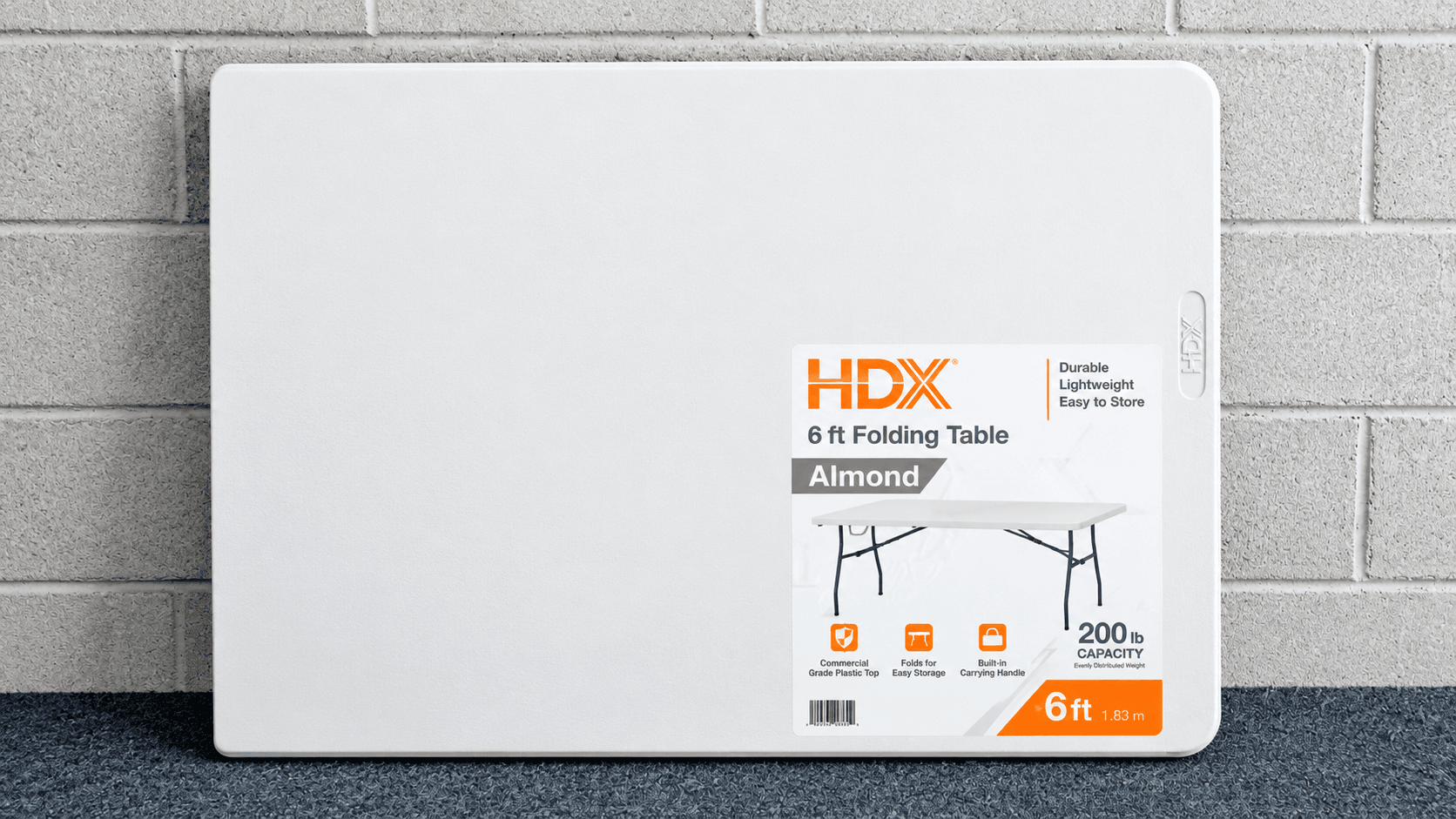 Mesa plegable HDX de 6 pies